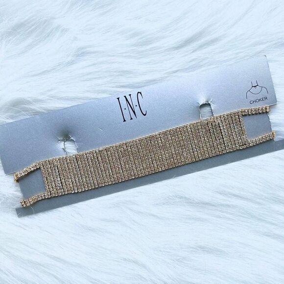 NWT INC Gold Choker Necklace - Picture 2 of 5